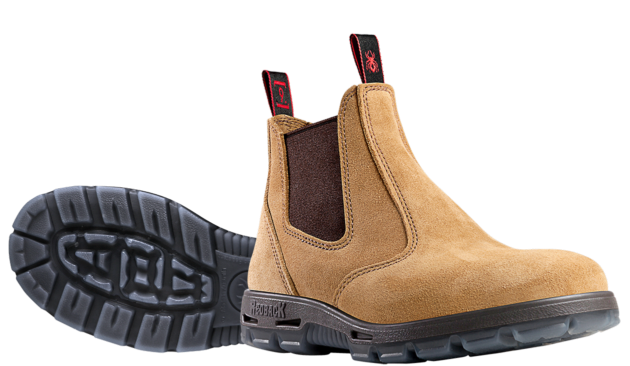 Redback - USBBA - Bobcat Suede Safety Pull-On Boot