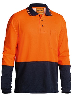 Bisley - BK6234 - H/Vis 2/T L/Sleeve Polo Shirt