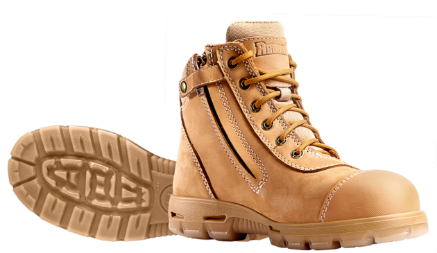 Redback - USCWZS - Cobar Safety Lace up Boot with Zip and Bump Cap