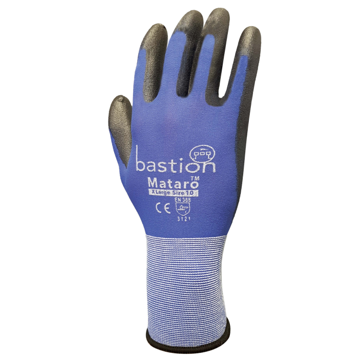 Bastion - Mataro Blue Nylon Gloves