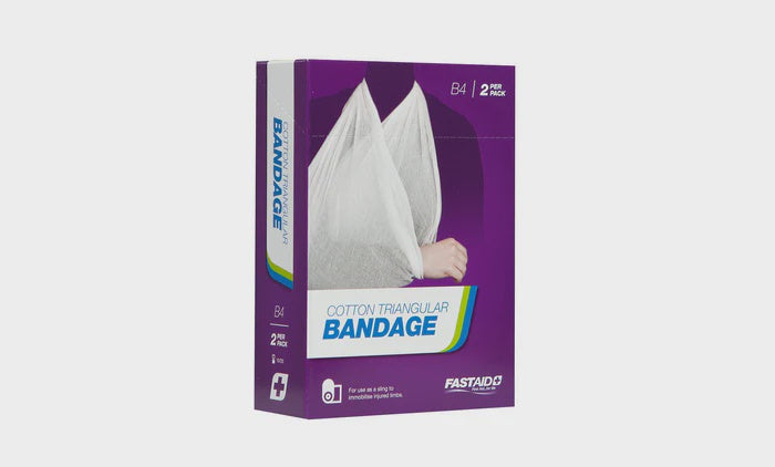 FASTAID - B4 - Triangular Bandage, Cotton, 2pk
