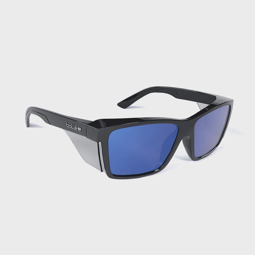 Bolle - STKS420 Cobalt Mirror Polarised Lens Black GlossFrame STK42N51A