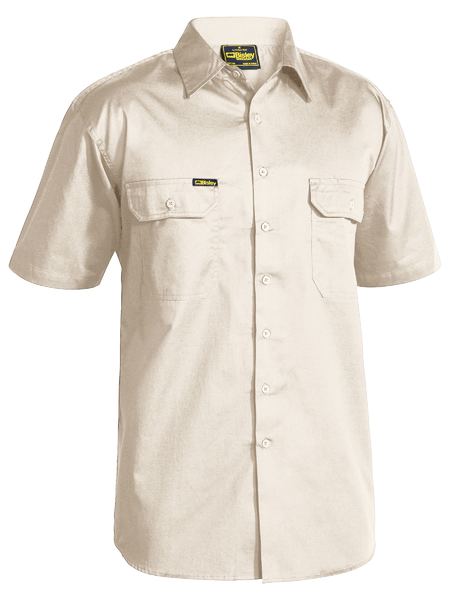 BISLEY - BS1893 - Cool Lightweight Drill Shirt - Short Sleeve
