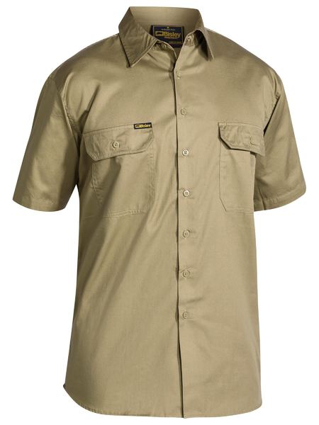 BISLEY - BS1893 - Cool Lightweight Drill Shirt - Short Sleeve