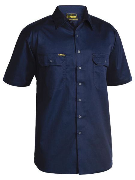 BISLEY - BS1893 - Cool Lightweight Drill Shirt - Short Sleeve
