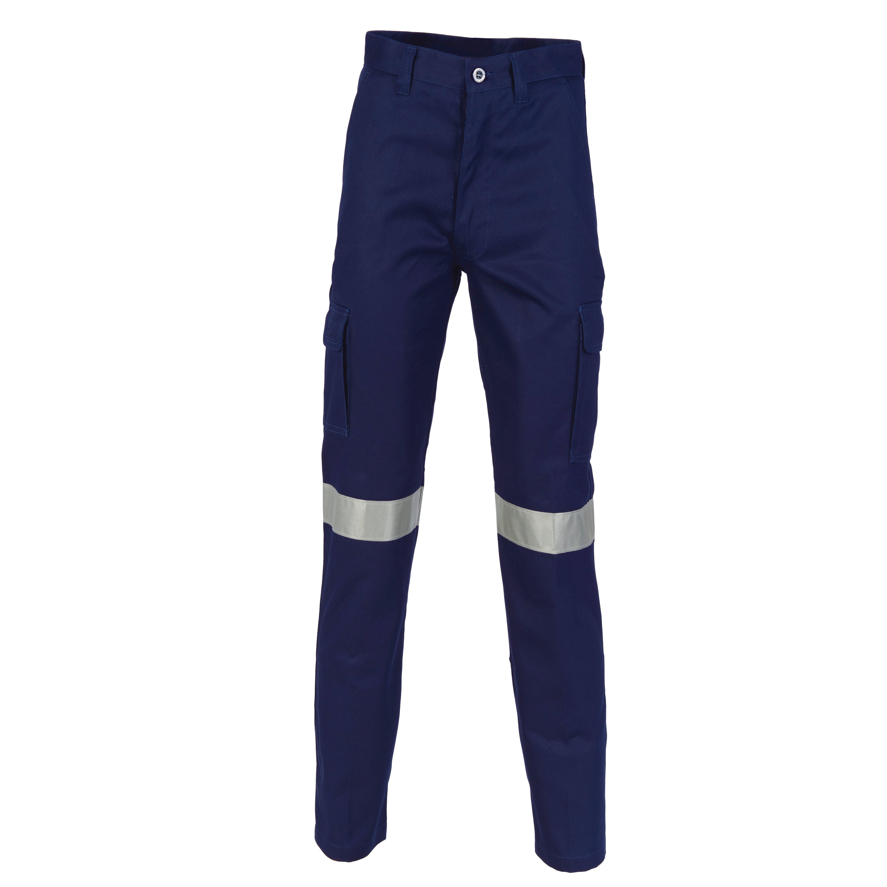 DNC - 3319 Cotton Drill Cargo Pants With 3M Reflective Tape