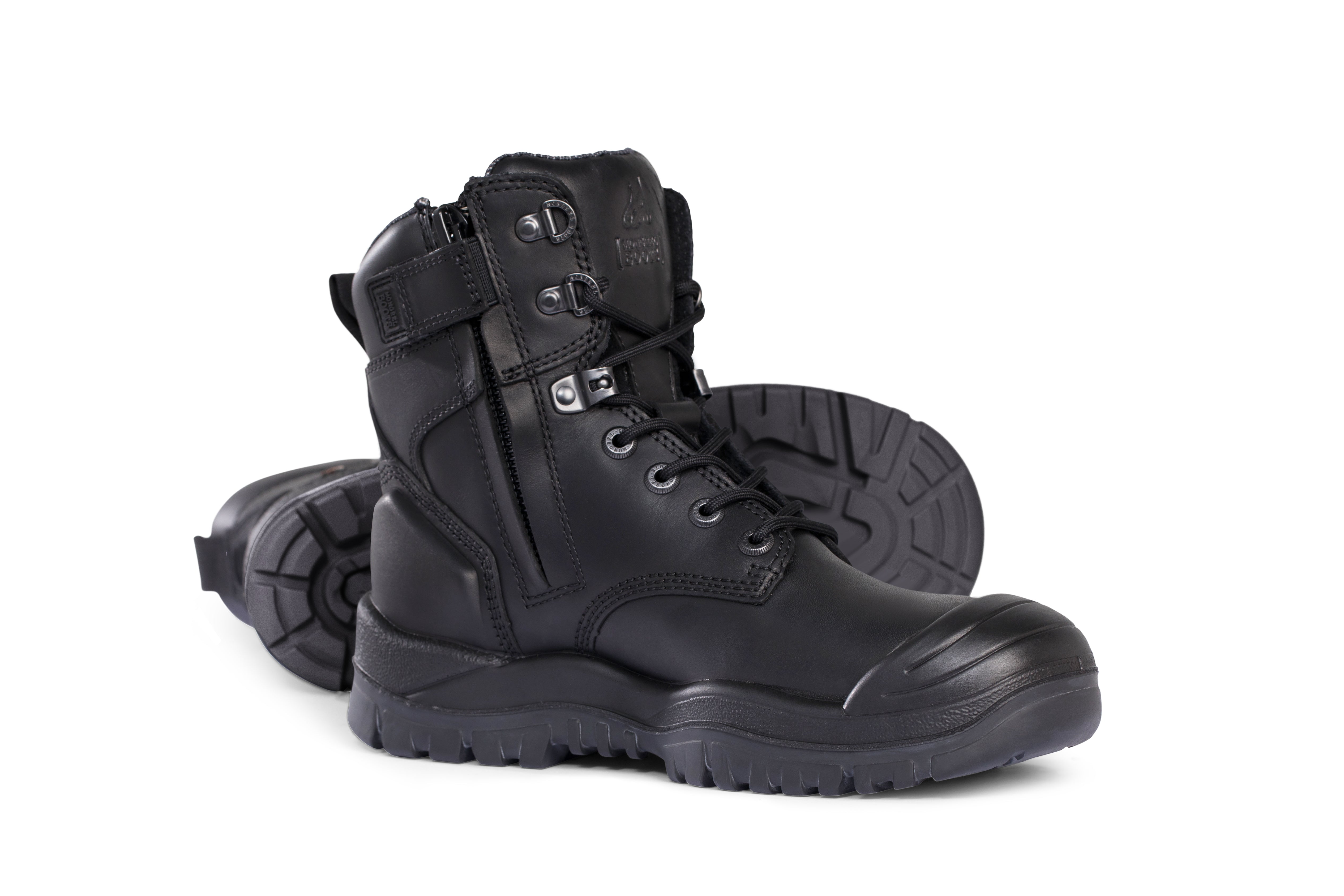 Mongrel 561020 - Black High Ankle Zipsider Boot