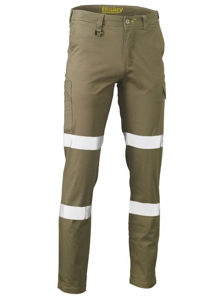 BISLEY - BPC6008T - TAPED STRETCH COTTON DRILL CARGO PANTS