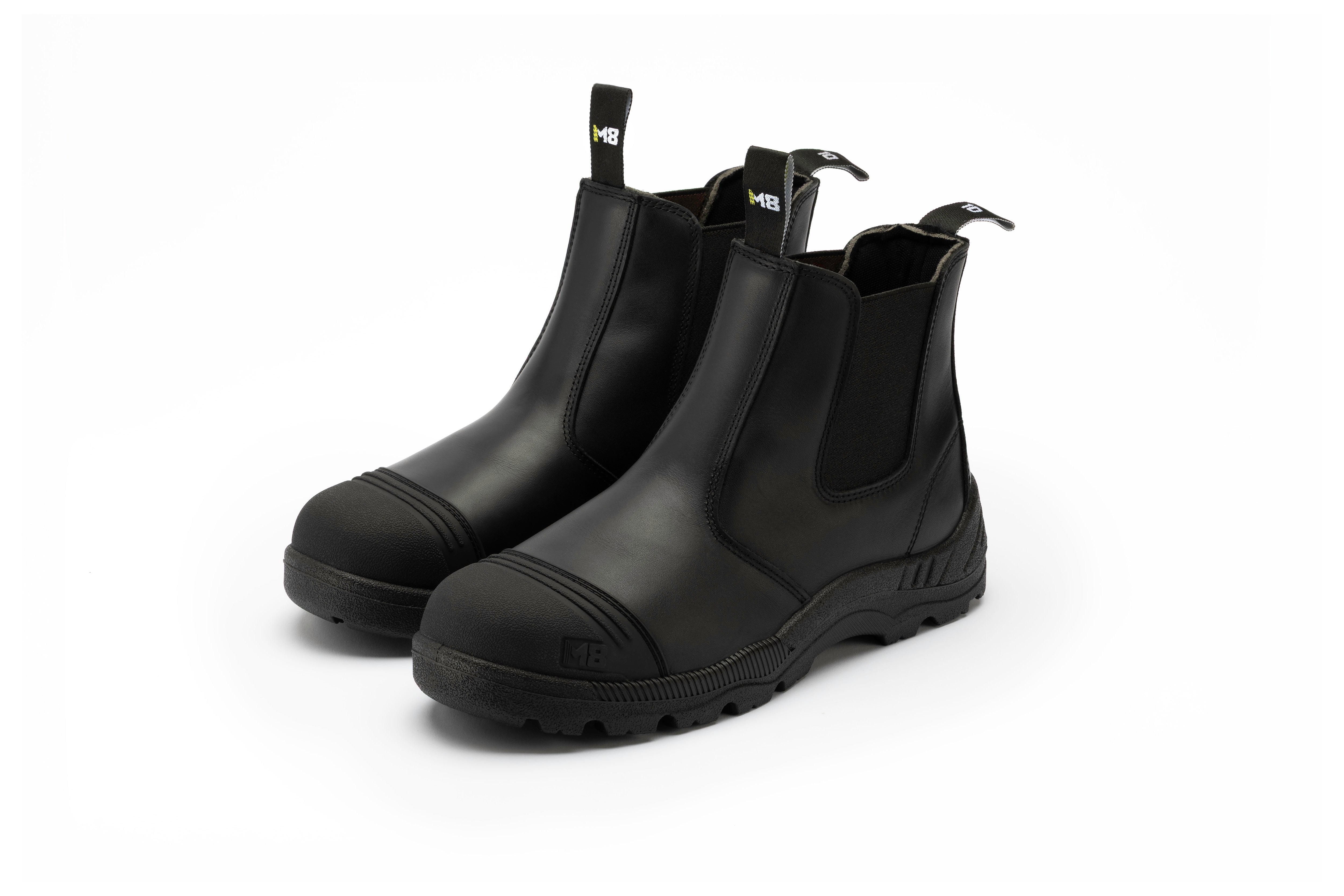 M8 - Ledge Elastic Sided Safety Boot - Black