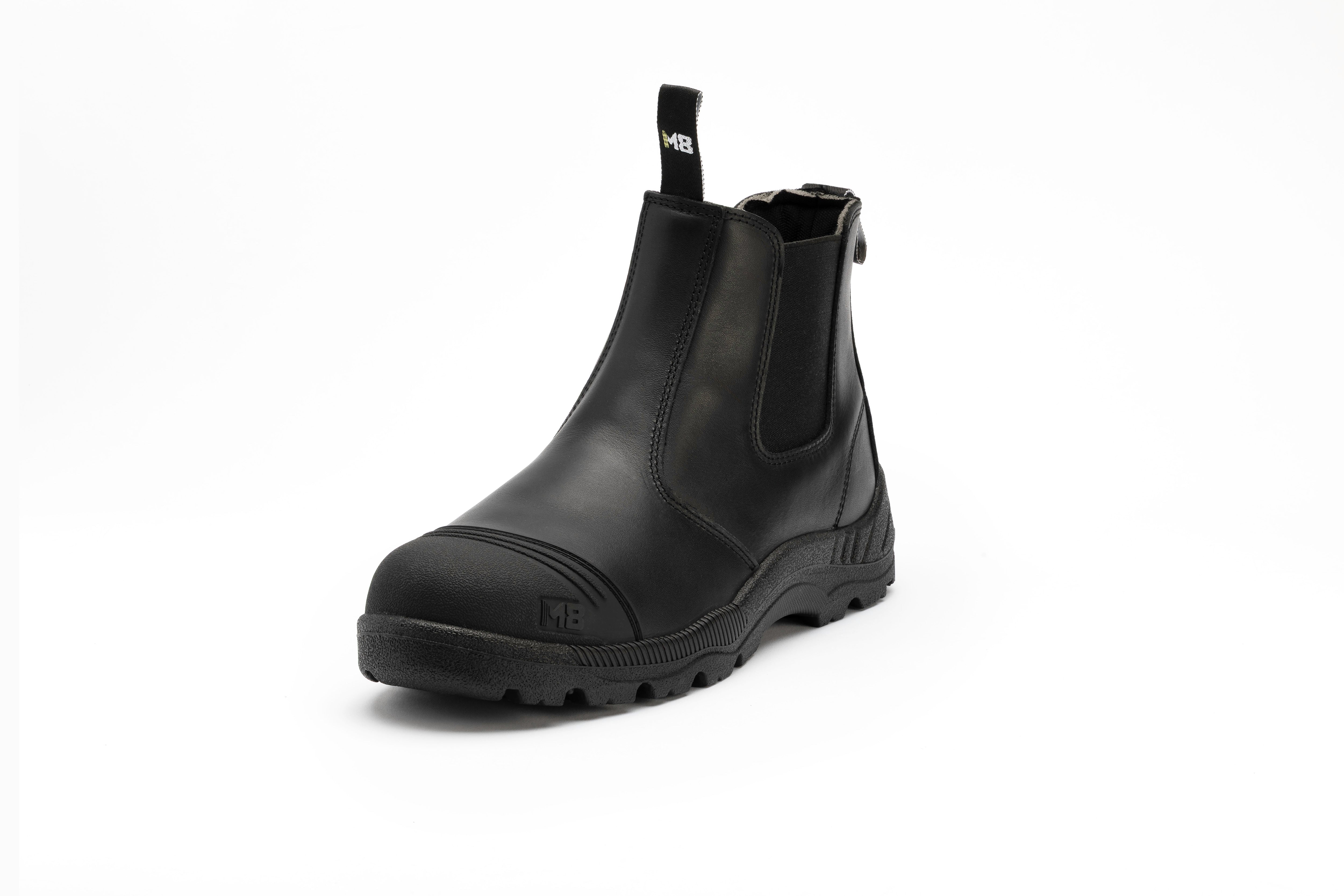 M8 - Ledge Elastic Sided Safety Boot - Black