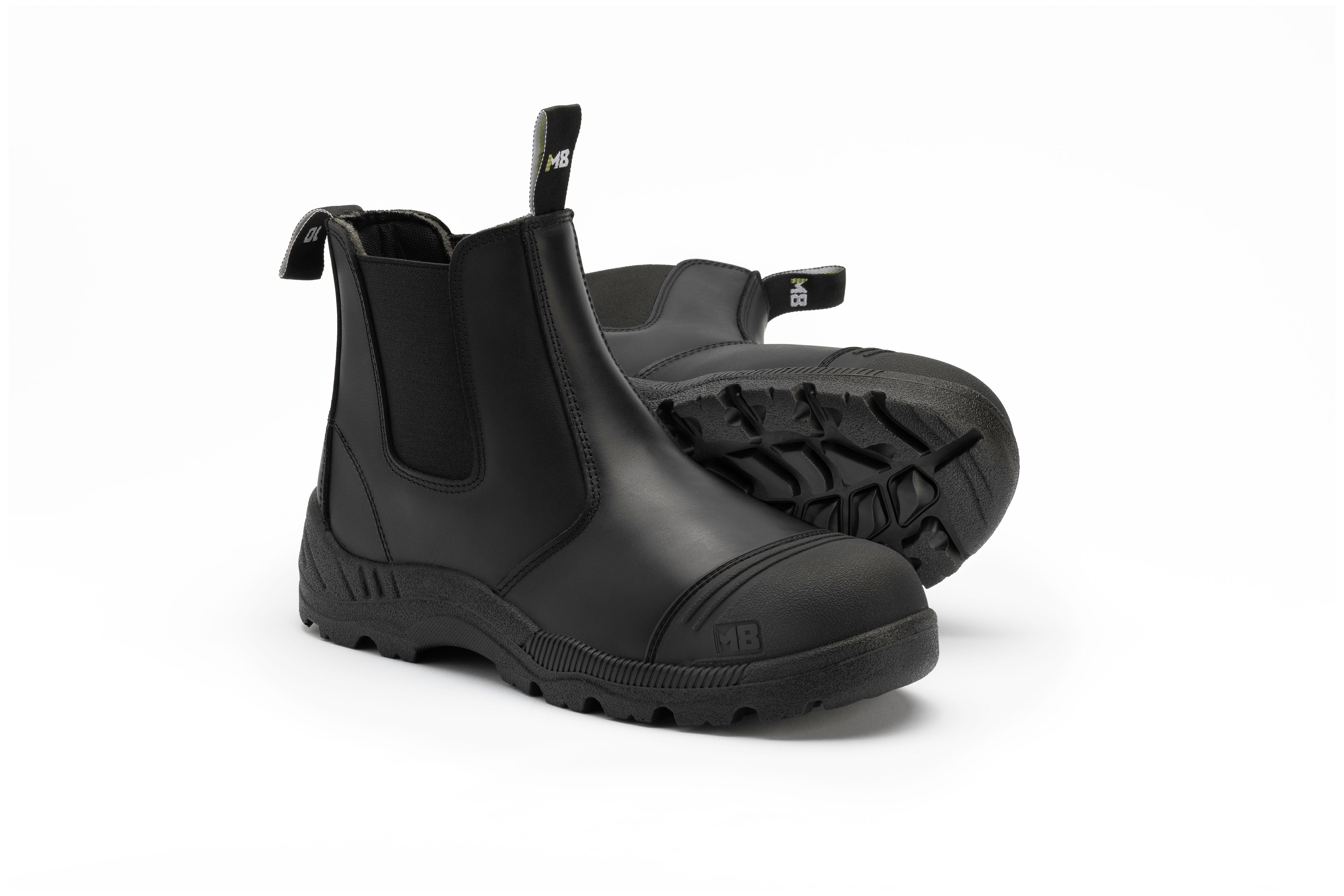 M8 - Ledge Elastic Sided Safety Boot - Black