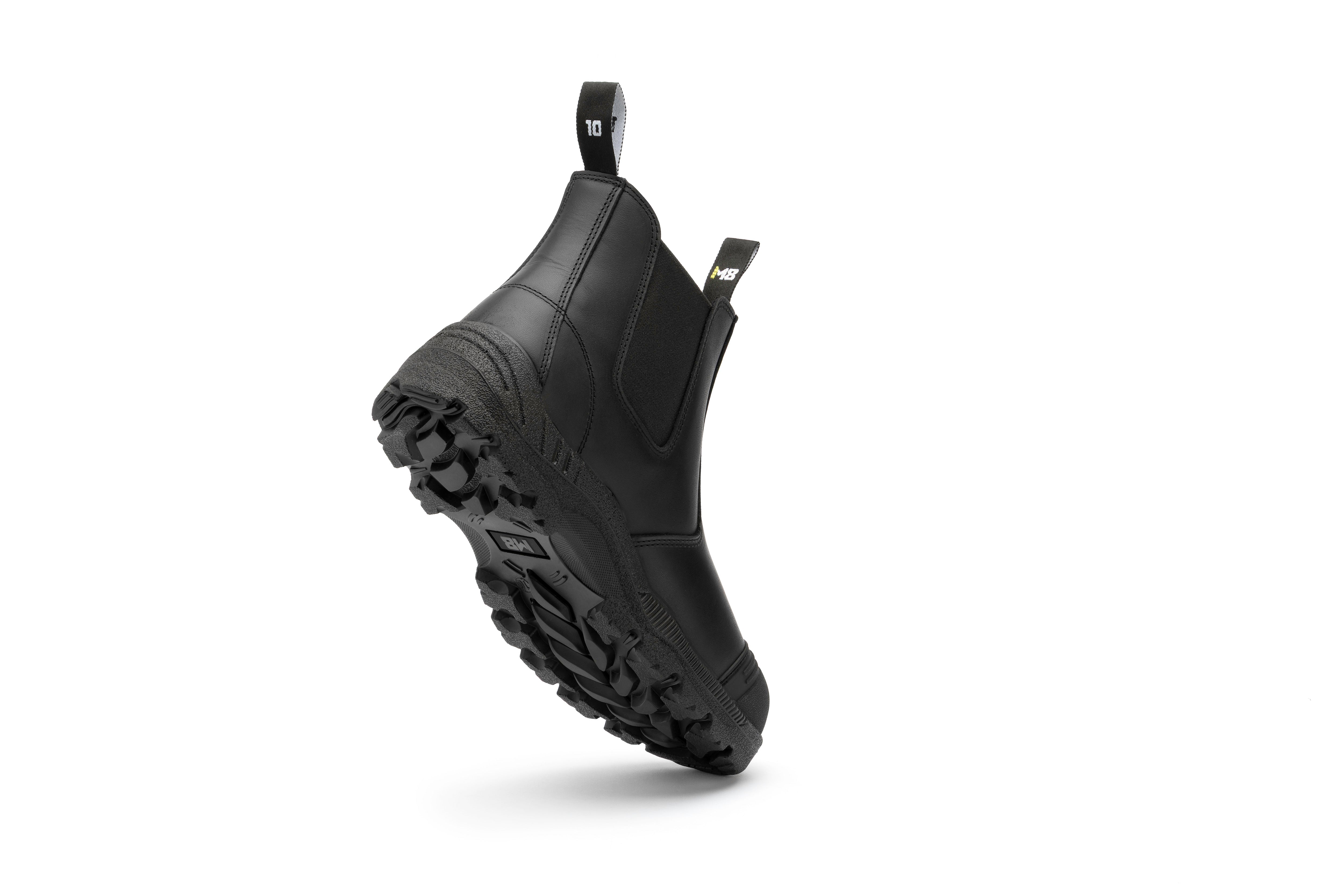 M8 - Ledge Elastic Sided Safety Boot - Black