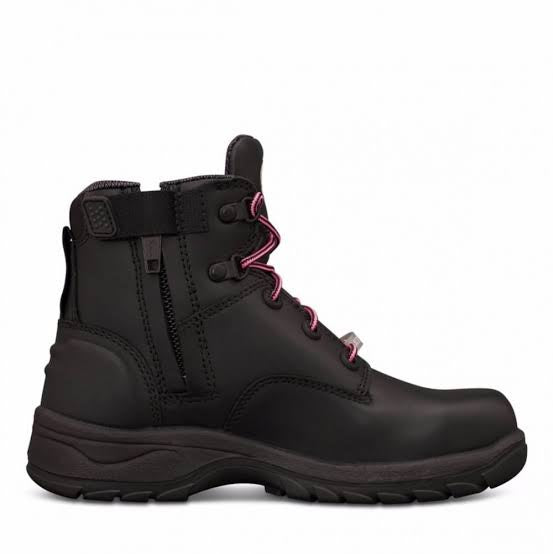 Oliver 49-445Z Womens Zip Sided Boot - Black