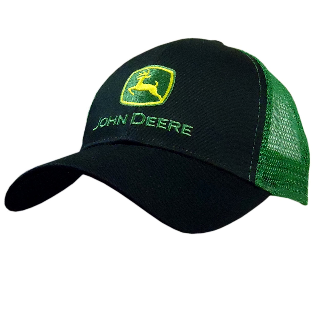 John Deere - JD Logo Mesh Back Cap - Black/Green