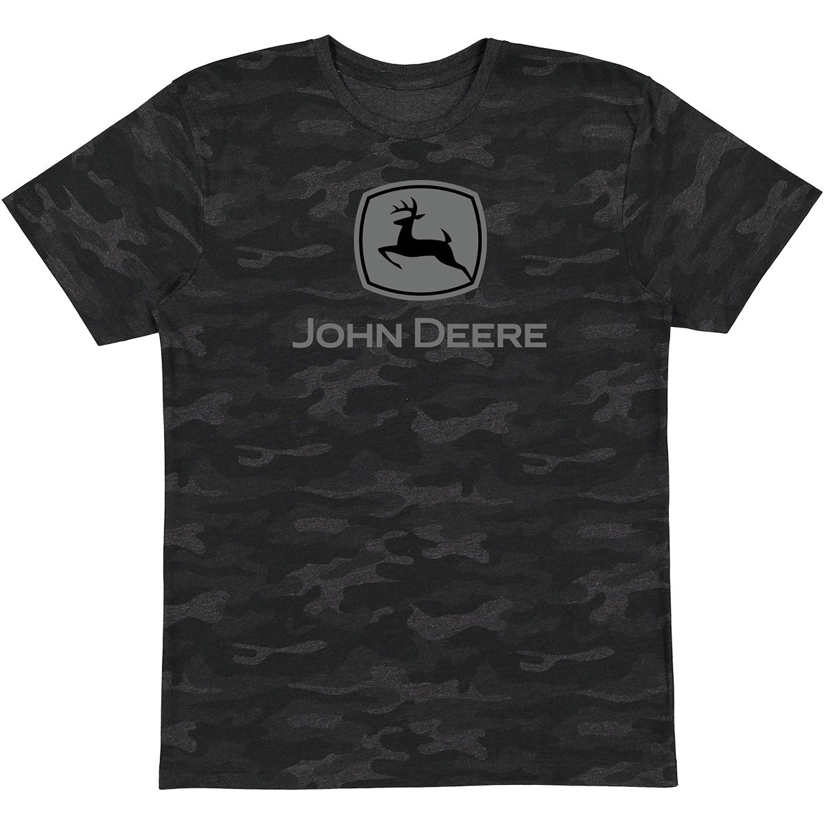 John Deere - JD Black Camo logo Tee