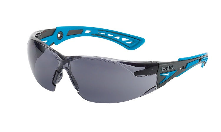 Bolle - 1672302 - Rush+ Small Safety Glasses - Smoke & Clear