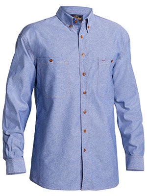 Bisley - B76407 - Cotton Chambray Long Sleeve Shirt