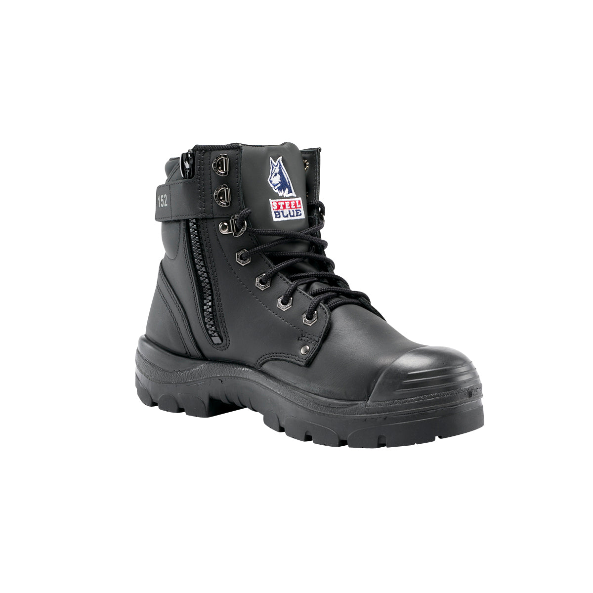 Steel Blue 332152 - Argyle Safety Lace up Boot with Zip and Bump Cap
