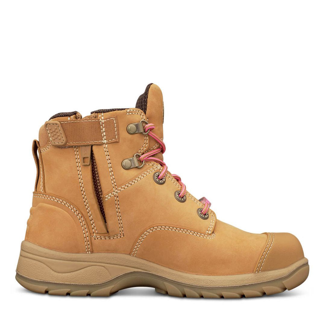 Oliver 49-432Z Womens Wheat Zip Sided Boot