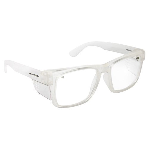 Paramount - 6500 - SAFETY GLASSES FRONTSIDE CLEAR LENS WITH CLEAR FRAME
