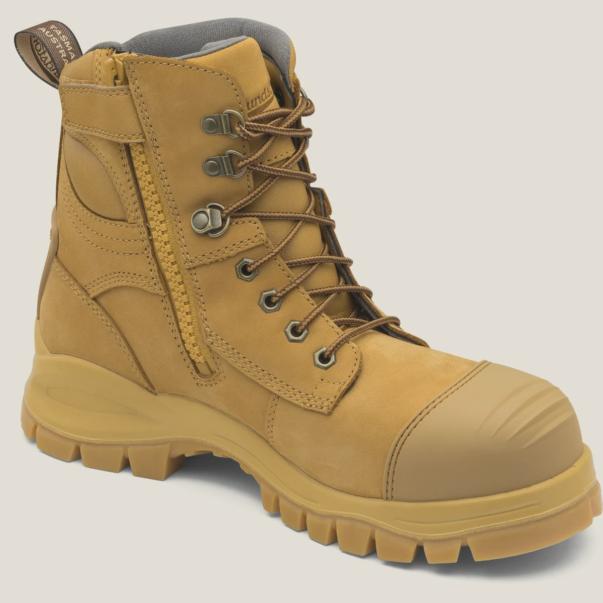 Blundstone - 992 Zip Up Safety Boot - Wheat