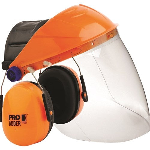 Prochoice - BGVCEADD - Striker Browguard + Clear Visor + Adder Earmuff Combo
