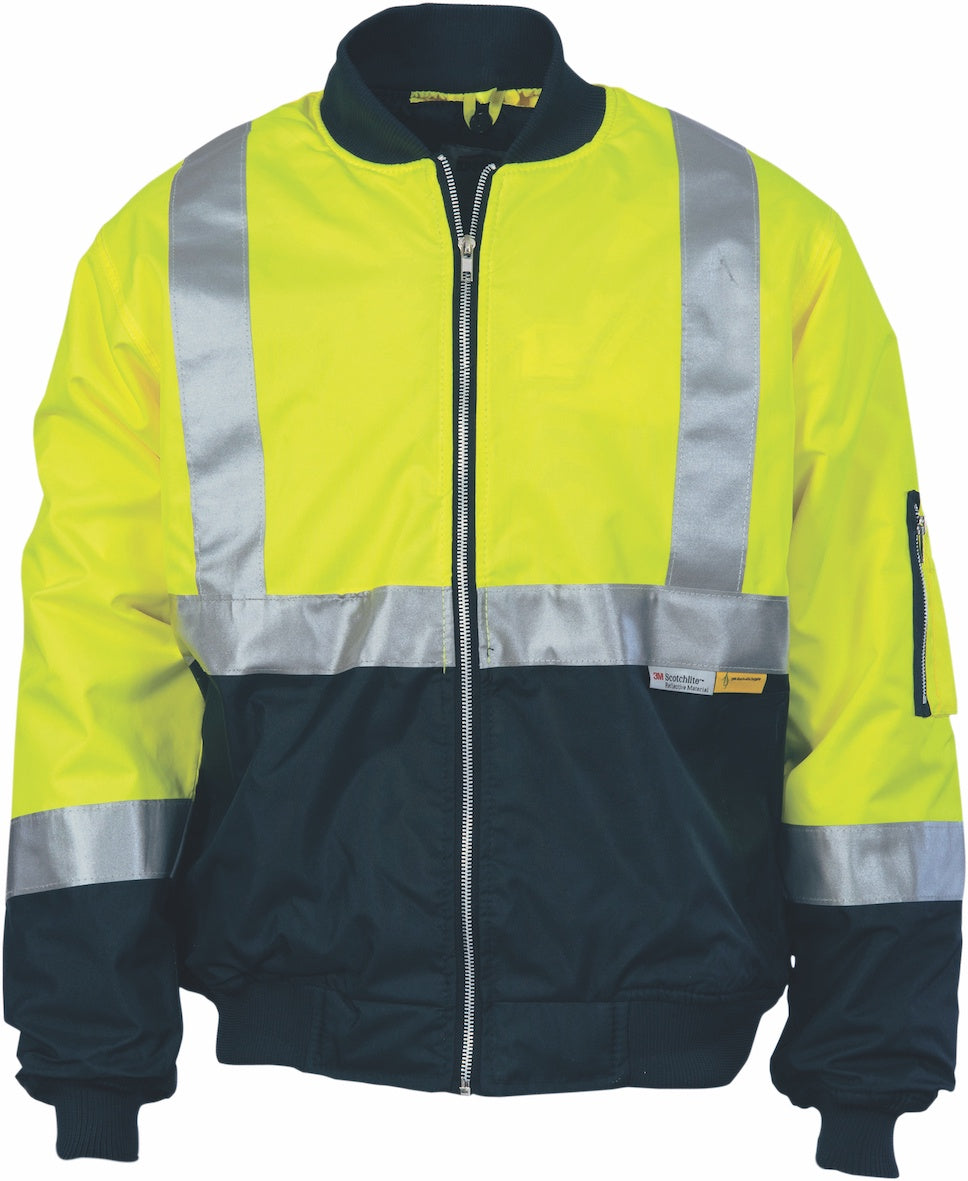 DNC -3862 Hi Vis  Water Proof Bomber Jacket with 3M Tape
