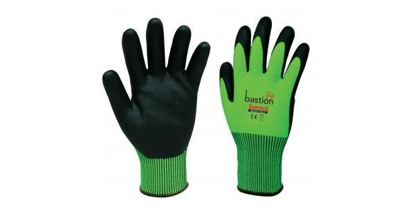 Bastion - Soroca H/Vis HPPE Gloves w Nitrile Palm [4543]