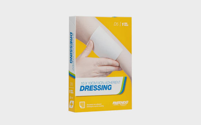 FASTAID - D5 - Non-Adherent Dressing, 10 x 10cm, 1pk