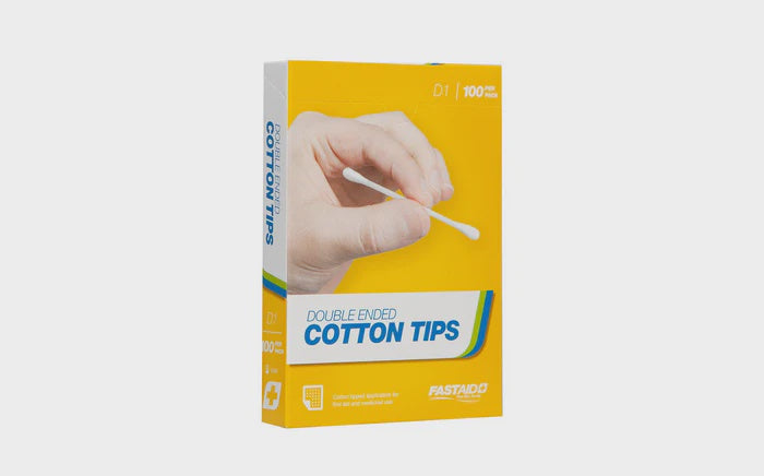 FASTAID - D1 - Cotton Tip Applicators, 100pk