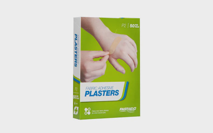 FASTAID - P2 - Adhesive Plasters, Fabric, 72 x 19mm, 50pk